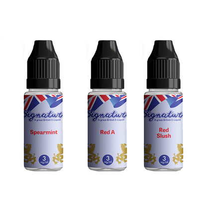 3mg Signature Flavours TPD 10ml E-Liquid (80VG/20PG)