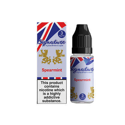 18mg Signature Flavours TPD 10ml E-Liquid (80VG/20PG)