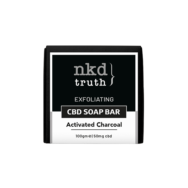 NKD 50mg CBD Specialty Activated Charcoal soap bar 100g