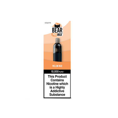 Bear Pro Max 10000 Puffs Includes 3X Nic Salts 20mg