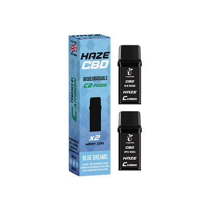 500mg Haze CBD C2 Pods - 800 puffs