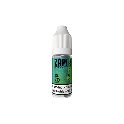 20mg ZAP! Bar Salts Nic Salt 10ml (50VG/50PG)