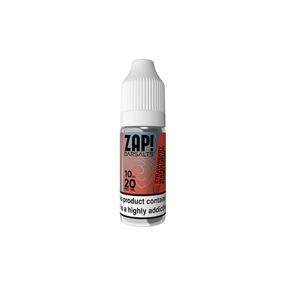 20mg ZAP! Bar Salts Nic Salt 10ml (50VG/50PG)