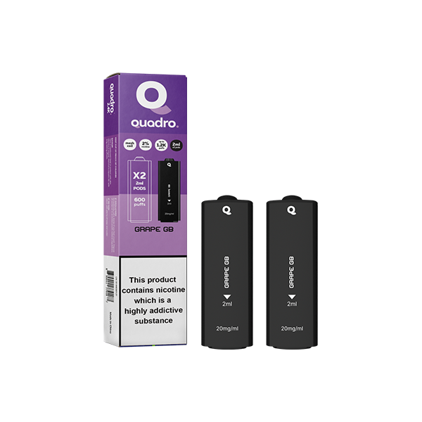 20mg Quadro 2.4k Replacement Pods - 2ml