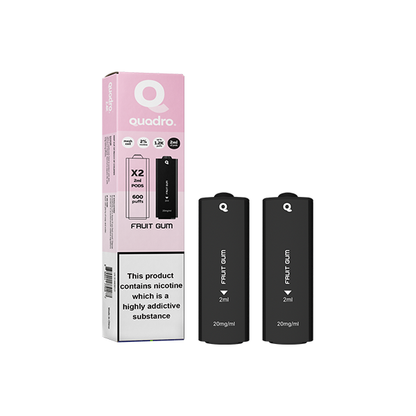 20mg Quadro 2.4k Replacement Pods - 2ml