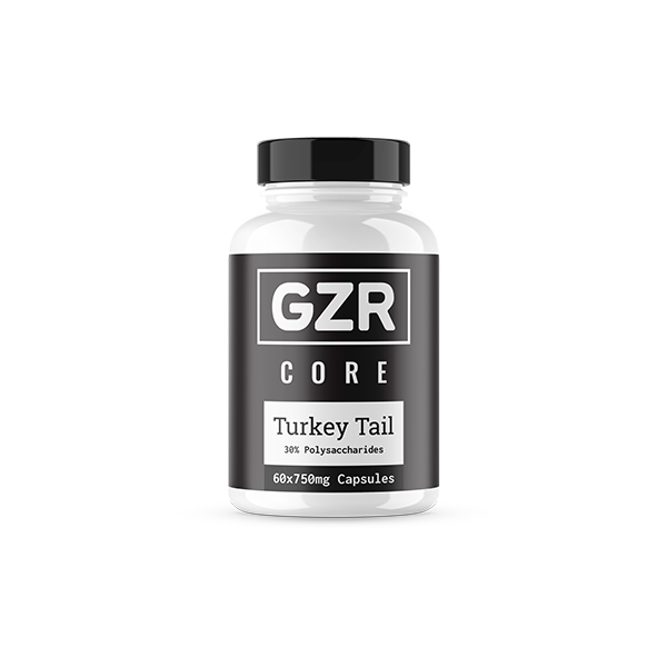 GZR 750mg Turkey Tail Capsules - 60 Capsules