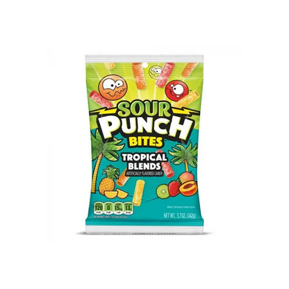 USA Sour Punch Bites Share Bags - 142g