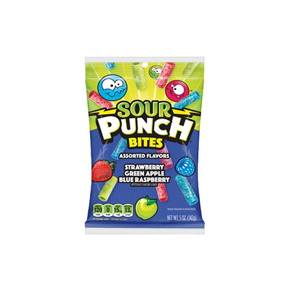 USA Sour Punch Bites Share Bags - 142g