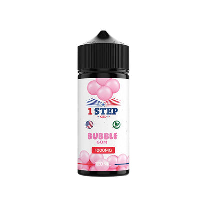 1 Step CBD 1000mg CBD E-liquid 120ml (BUY 1 GET 1 FREE)