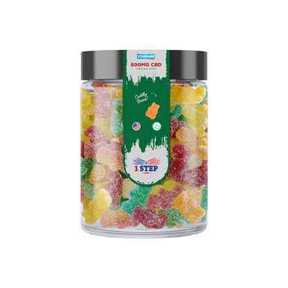 1 Step CBD Standard Gummies 600mg (200g) (BUY 1 GET 1 FREE)