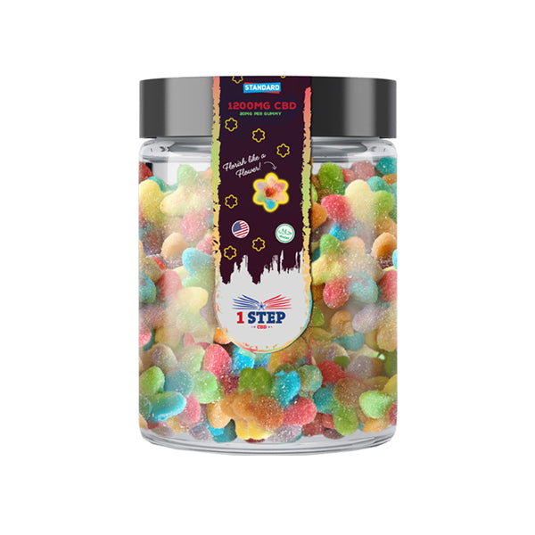 1 Step CBD Standard Neon Gummies 1200mg (400g) (BUY 1 GET 1 FREE)