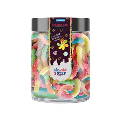 1 Step CBD Standard Neon Gummies 1200mg (400g) (BUY 1 GET 1 FREE)