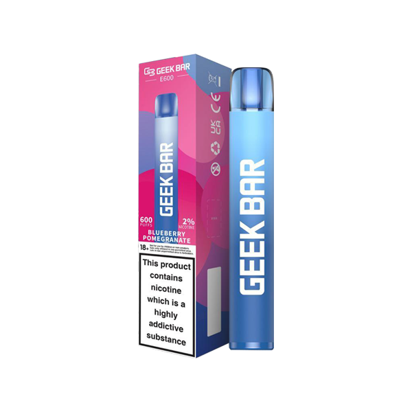 20mg Geekvape Geek Bar E600 Disposable Vape Device 600 Puffs