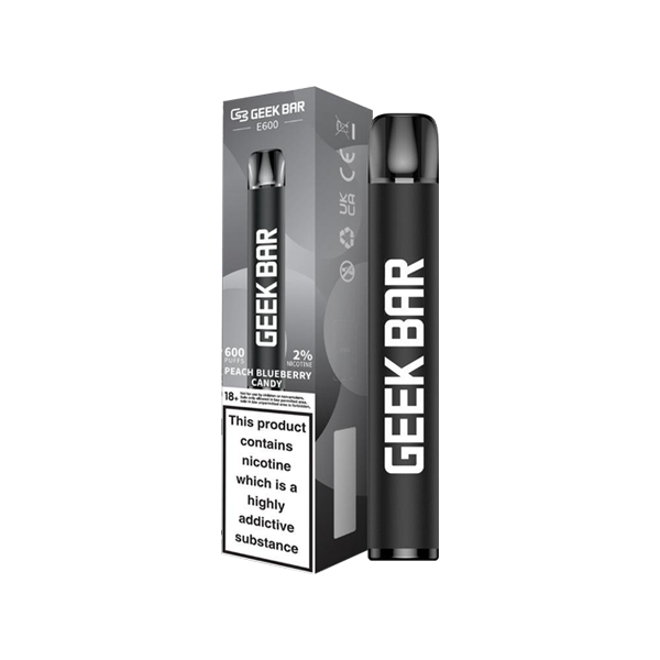 20mg Geekvape Geek Bar E600 Disposable Vape Device 600 Puffs