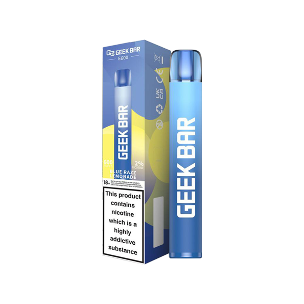 20mg Geekvape Geek Bar E600 Disposable Vape Device 600 Puffs