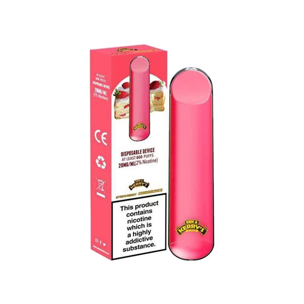 20mg Ken N Kerrys Desserts Disposable Vape Pod 600 Puffs