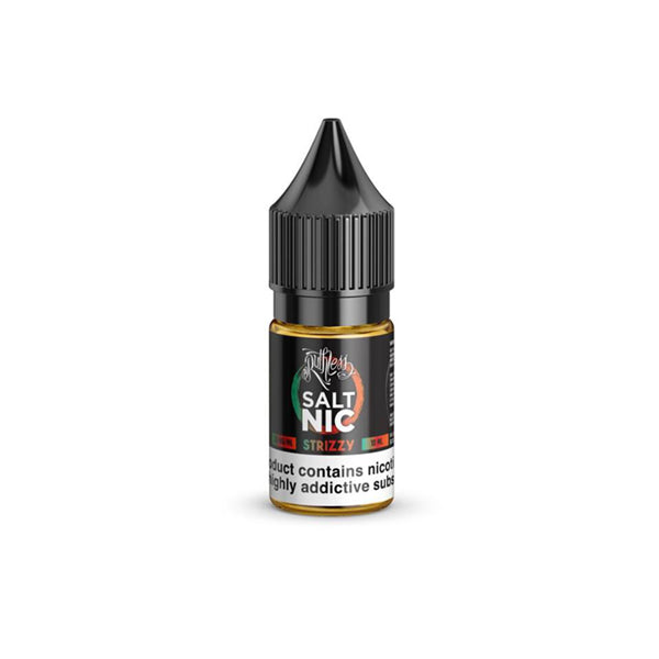 20mg Ruthless 10ml Flavoured Nic Salts (50VG/50PG)