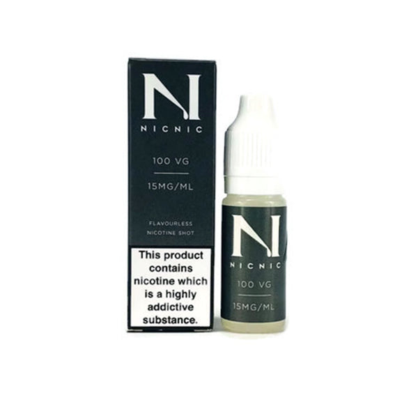 NIC NIC 15mg Nicotine Shot 10ml 100VG