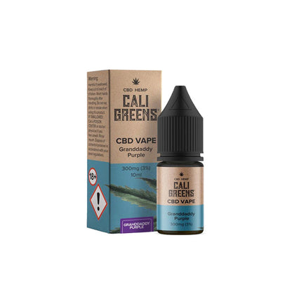 Cali Greens Vape 300mg 10ml CBD E-Liquid