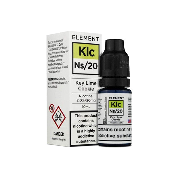 20MG Element Designer 10ML Flavoured Nic Salts