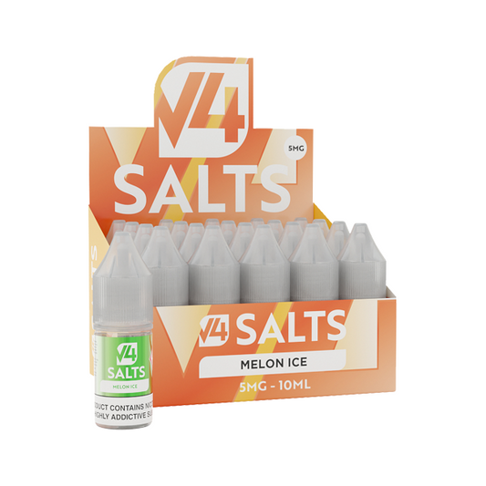 5mg V4 Salts 10ml Nic Salts (50VG/50PG) - Pack of 20