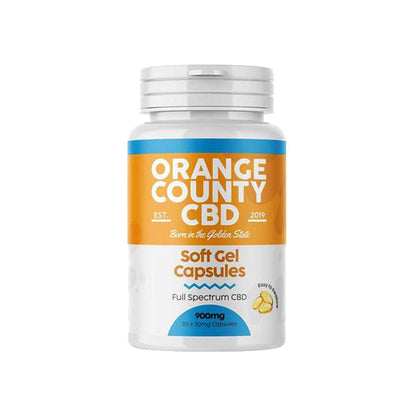 Orange County 900mg Full Spectrum CBD Capsules - 30 Caps