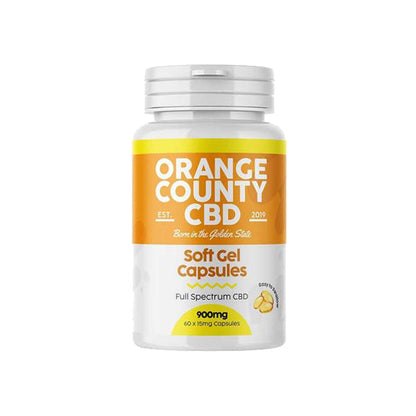 Orange County 900mg Full Spectrum CBD Capsules - 60 Caps