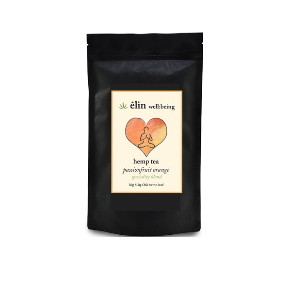 Êlin Well:being 10mg CBD Hemp Tea 30g - Passionfruit Orange