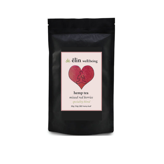 Êlin Well:being 10mg CBD Hemp Tea 30g - Mixed Red Berries (Green Tea)