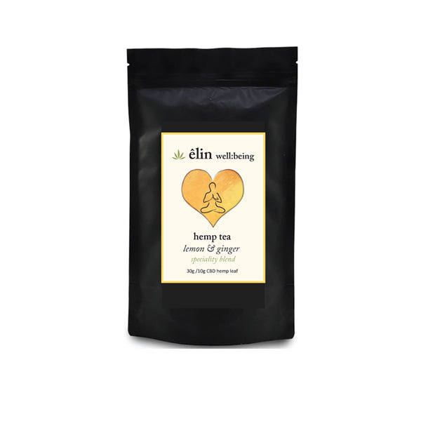 Êlin Well:being 10mg CBD Hemp Tea 30g - Lemon and Ginger tea