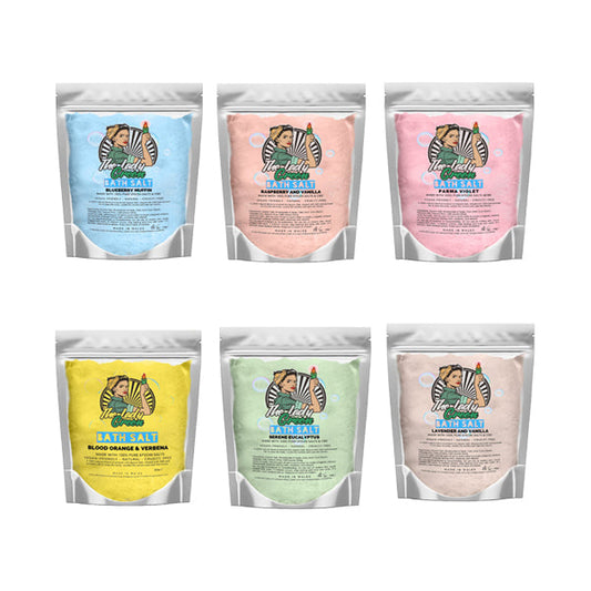 Lady Green 20mg CBD Mixed Bath Salts - 6 Pack