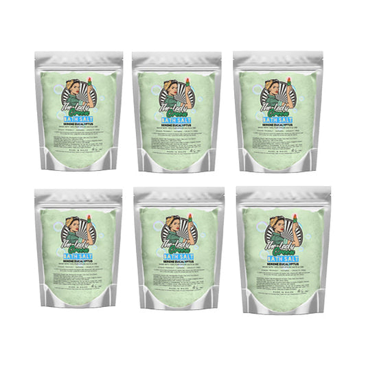 Lady Green 20mg CBD Serene Eucalyptus Bath Salts - 6 Pack