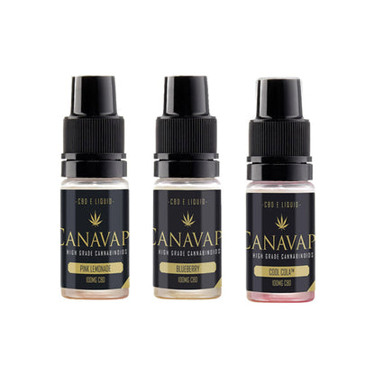 Canavape E-Liquid 100mg CBD + 10mg CBG 10ml