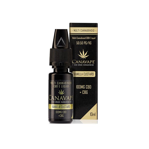 Canavape E-Liquid 100mg CBD + 10mg CBG 10ml