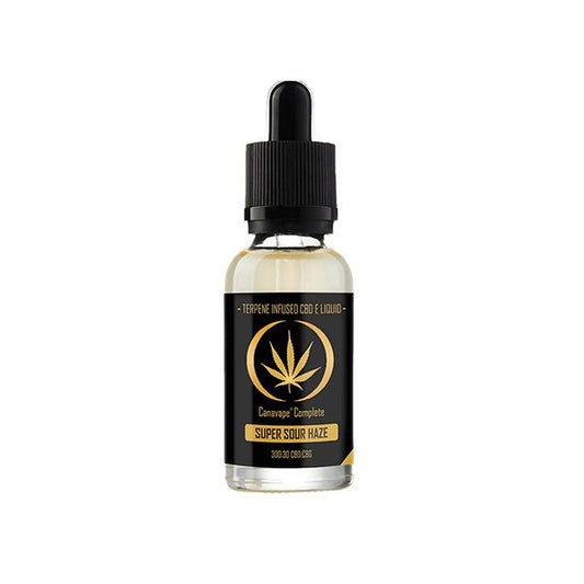 Canavape Complete Terpene E-Liquid 300mg CBD + 30mg CBG 30ml