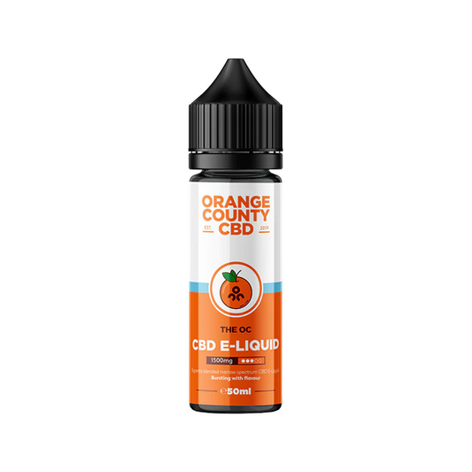 Orange County CBD 1500mg Broad Spectrum CBD E-liquid 50ml (50VG/50PG)