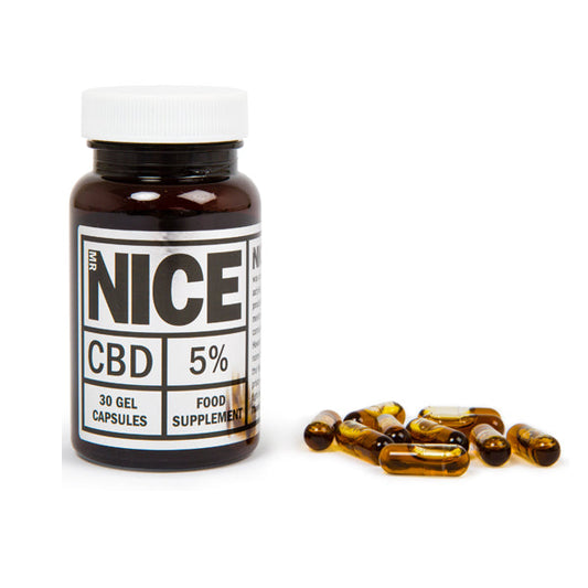 Mr Nice 5% 500mg CBD Gel Capsules