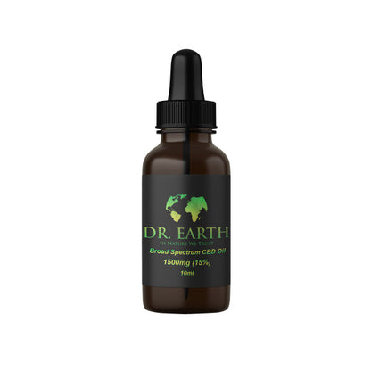 DR. Earth 1500mg CBD Broad Spectrum CBD Oil 10ml