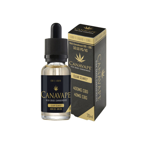 Canavape® 400mg CBD 40mg CBG 20ml E-liquid (50VG/50PG)