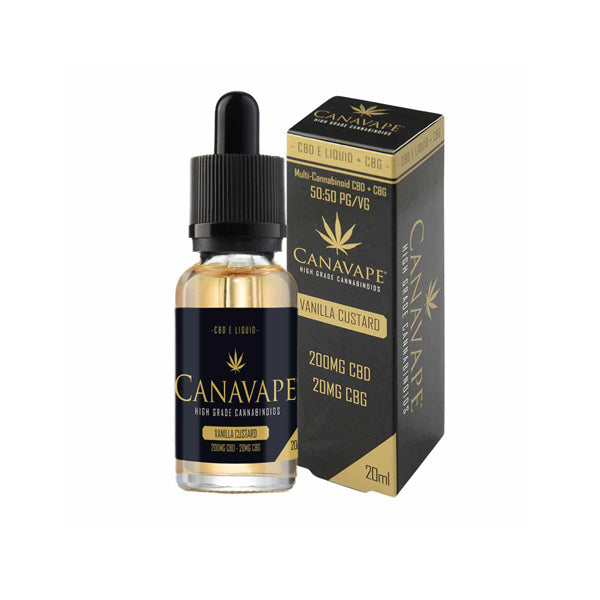 Canavape® 400mg CBD 40mg CBG 20ml E-liquid (50VG/50PG)