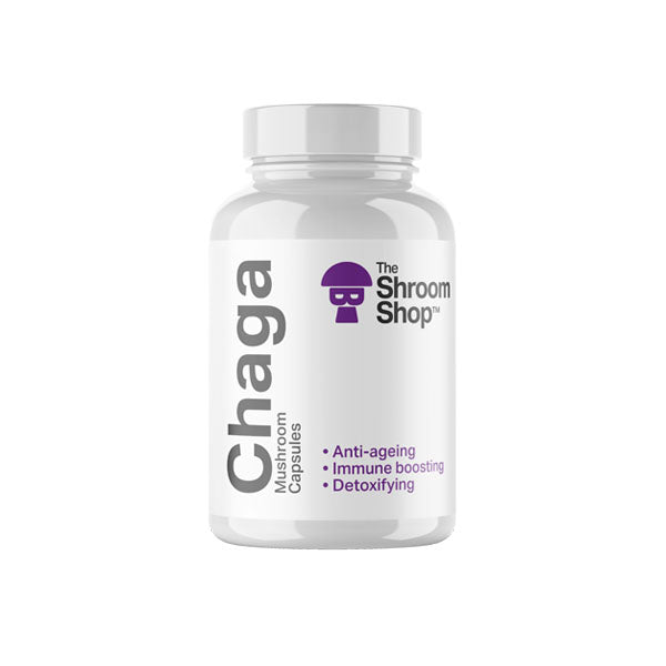 The Shroom Shop Chaga Mushroom 45000mg CBD Capsules - 90 Caps