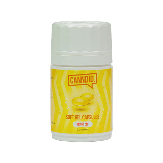 Canndid 1250mg CBD Capsules - 50 Caps