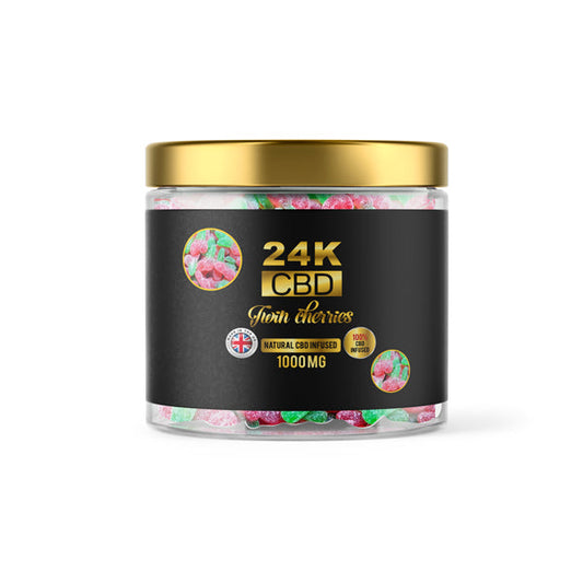 24K 1500mg CBD Premium Gummies