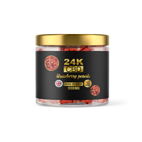 24K 1000mg CBD Premium Gummies