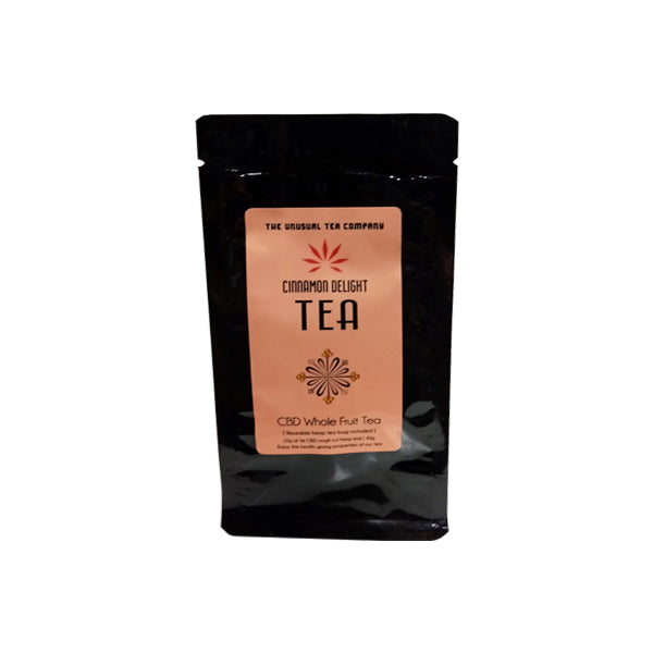 The Unusual Tea Company 3% CBD Hemp Tea - Cinnamon Delight 40g