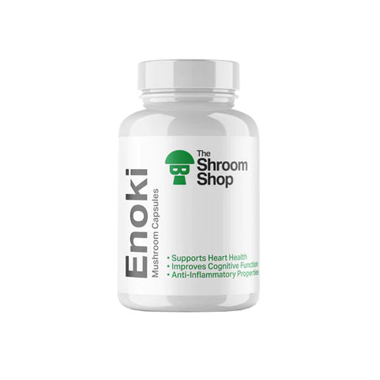 The Shroom Shop Enoki Mushroom 45000mg Capsules - 90 Caps