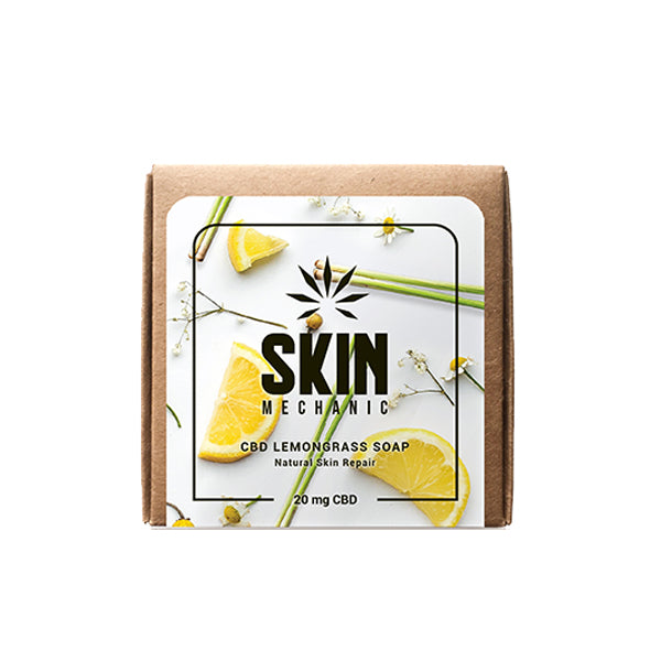 Skin Mechanic 50mg CBD Lemongrass & Ginger Soap 100g