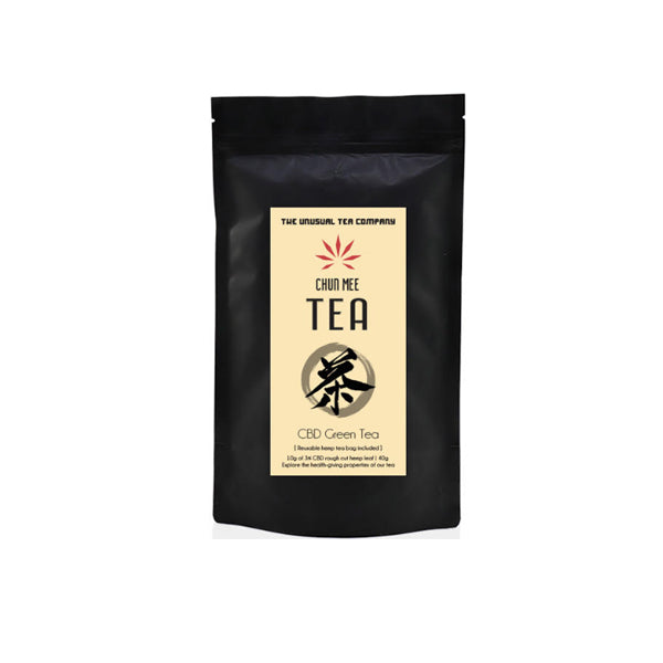 The Unusual Tea Company 3% CBD Hemp Tea - Chun Mee (Green Tea) 40g