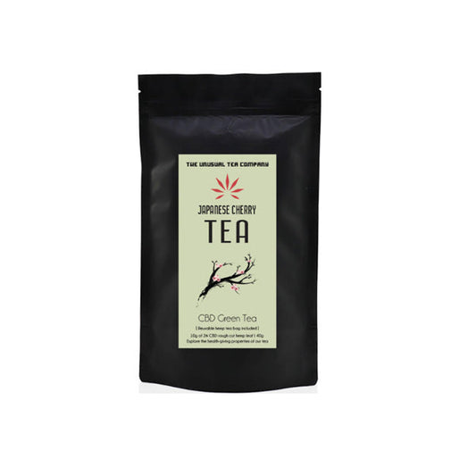 The Unusual Tea Company 3% CBD Hemp Tea - Japanese Cherry 40g