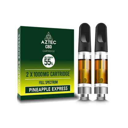 Aztec CBD 2 x 1000mg Cartridge Kit - 1ml